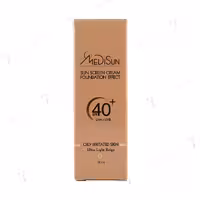 کرم ضد آفتاب مدیسان  spf 40 چرب و حساس بژ خیلی روشن 30 میلی لیتری