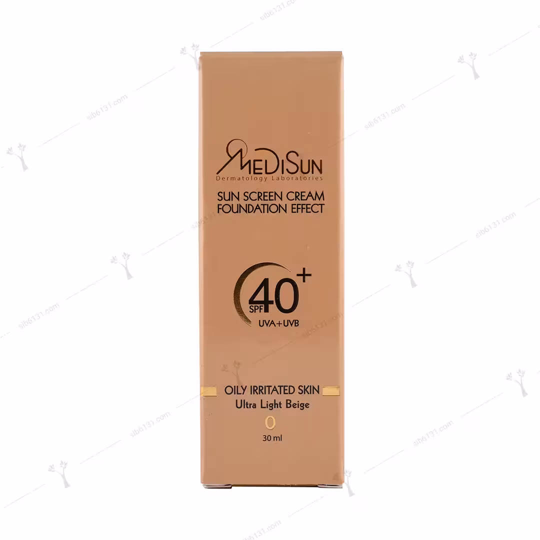 کرم ضد آفتاب مدیسان  spf 40 چرب و حساس بژ خیلی روشن 30 میلی لیتری