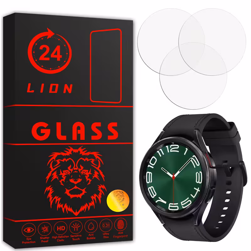 محافظ صفحه نمایش لاین مدل RB007 مناسب برای ساعت هوشمند سامسونگ Galaxy Watch 6 Classic 47mm بسته سه عددی