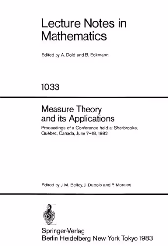 خرید و دانلود نسخه کامل کتاب Measure Theory and its Applications