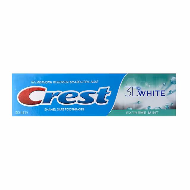 خمیر دندان کرست مدل 3D White تیوپ 100 میلی لیتری