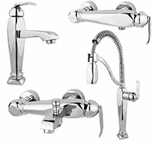 ست شیرآلات راسان مدل آلیس کروم