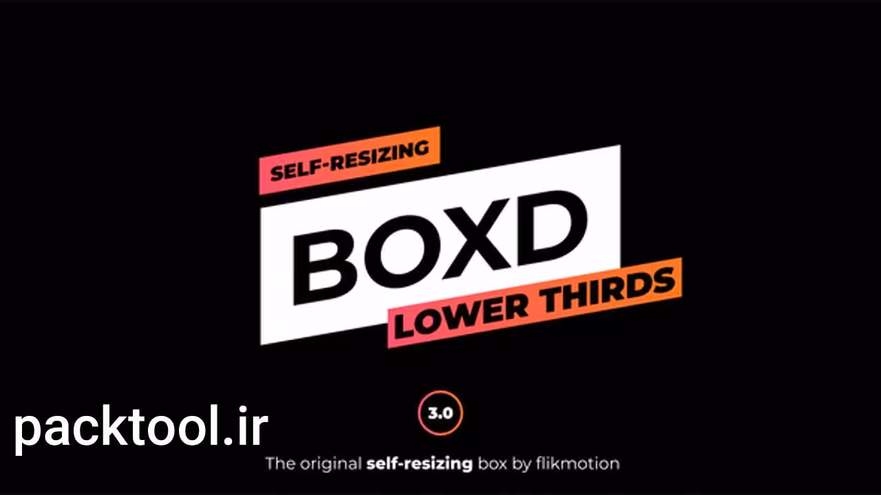 دانلود پروژه آماده زیرنویس پریمیر پرو Lower Thirds - پک تول