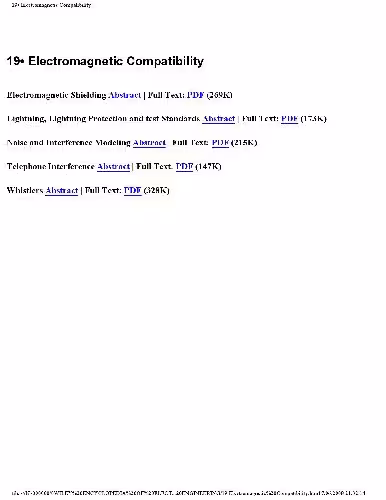 خرید و دانلود نسخه کامل کتاب 19.Electromagnetic Compatibility