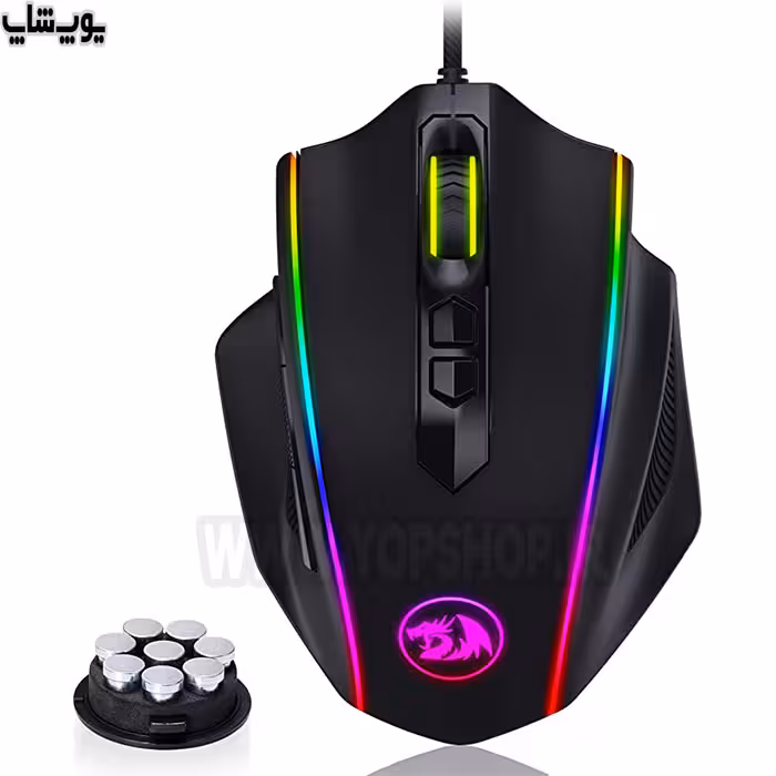 موس گیمینگ سیمی RGB ردراگون مدل M720 Vampire
