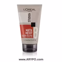 ژل مو لورال مدل STUDIO LINE MATT & MESSY 8