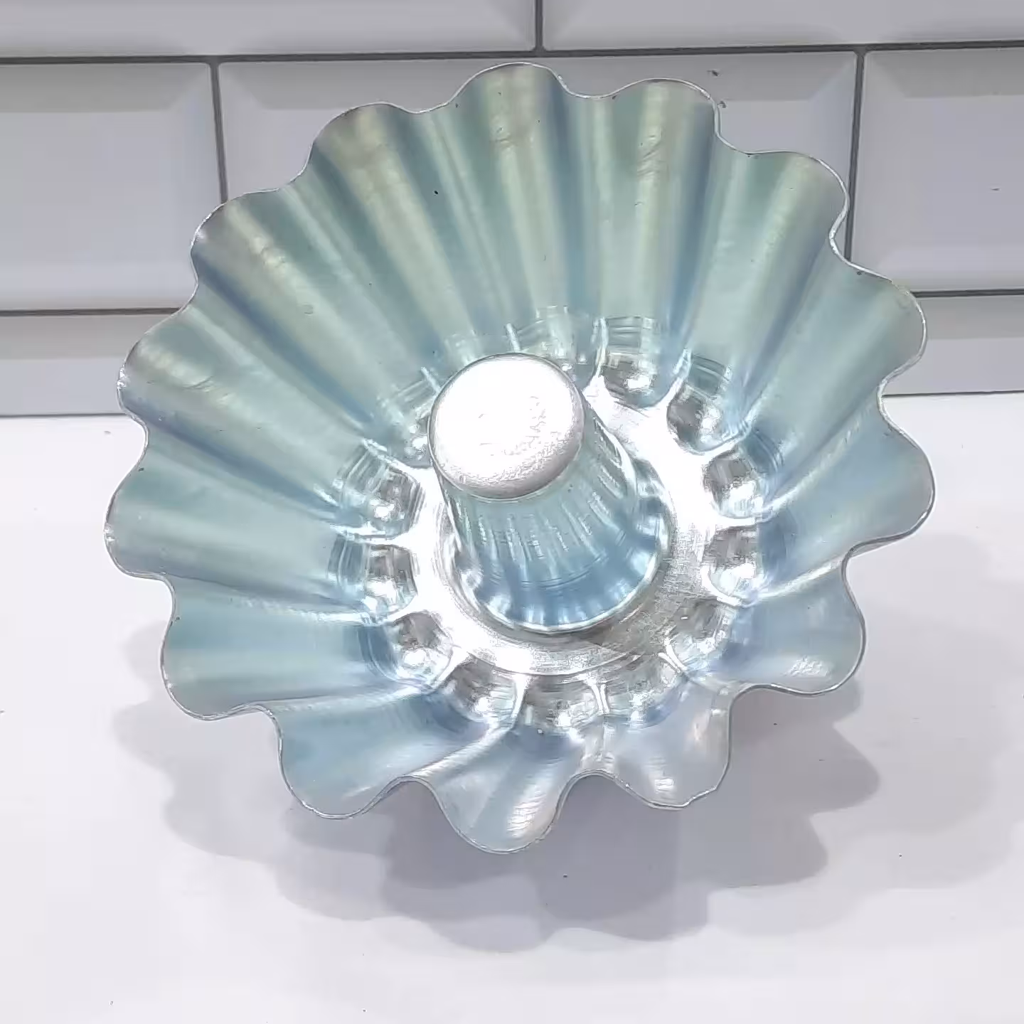 قالب آلومینیومی طرح 309قطر 14 سانت ارتفاع 5 سانت (مخصوص کیک و دسر)