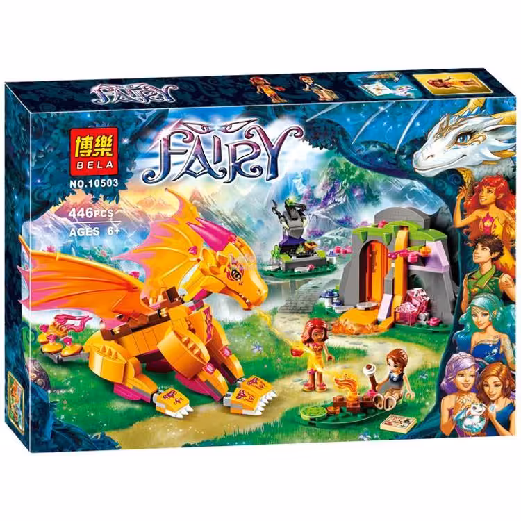 لگو فری ها غار گدازه های آتش اژدها