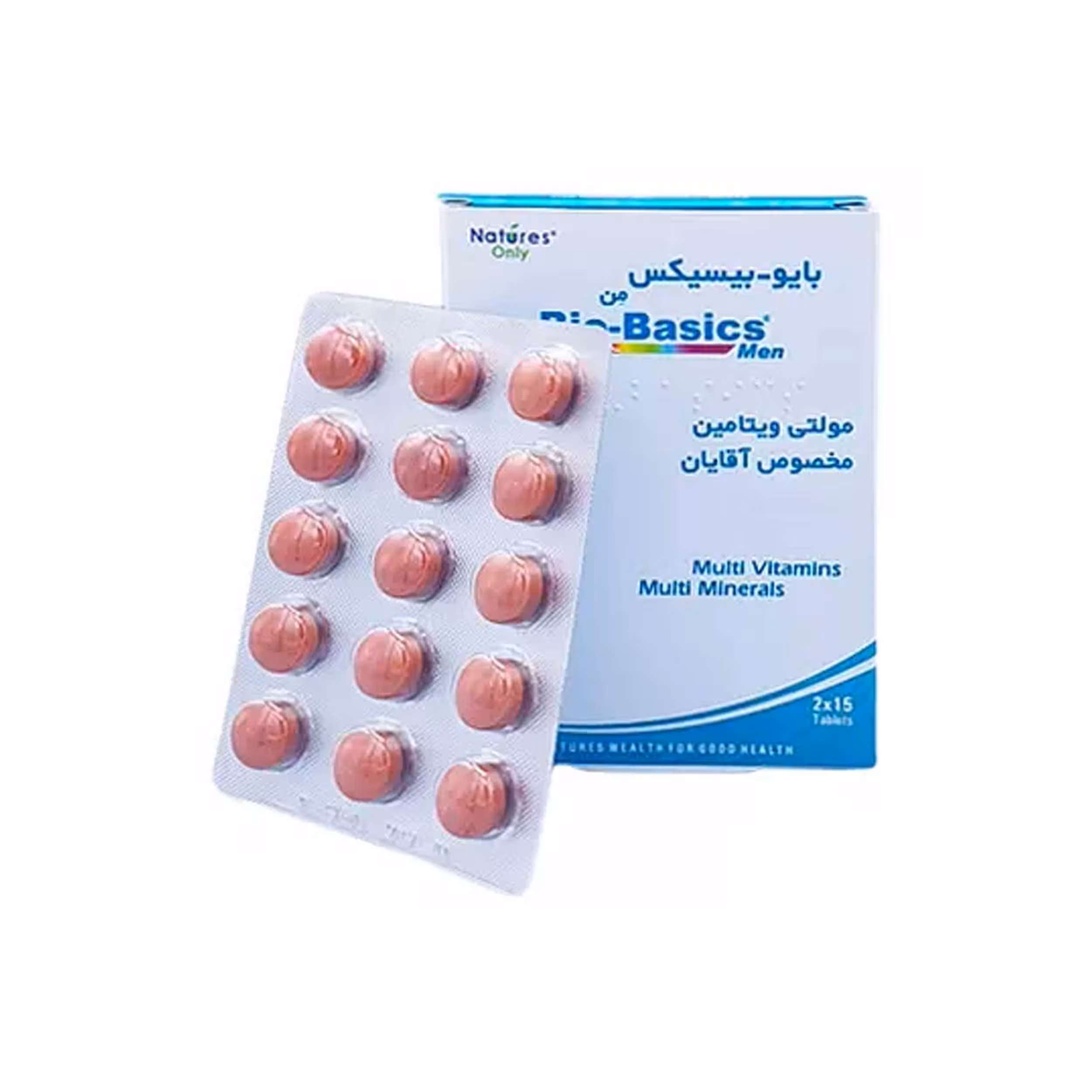 قرص مولتی ویتامین بایوبیسیکس آقایان نیچرز اونلی 30 عدد
