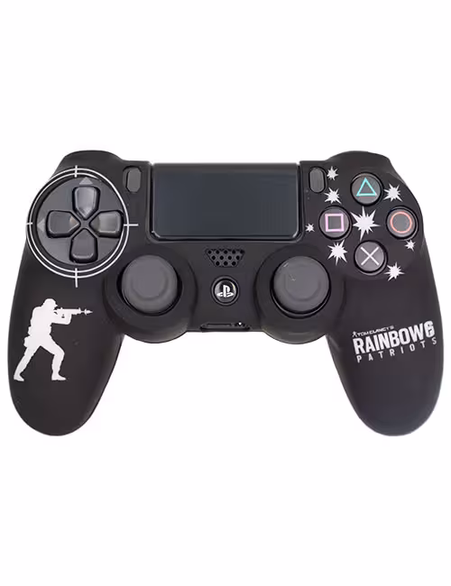 روکش محافظ دسته PS4 لیزری مشکی سفید طرح تام کلنسی کد a