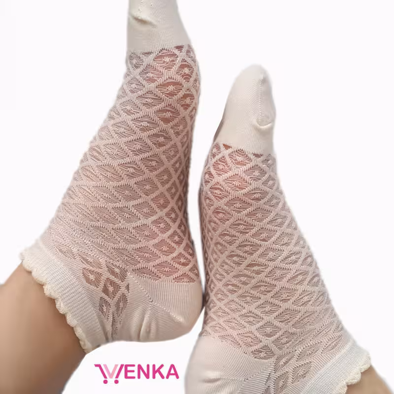 جوراب مچی شیشه ای کد 01643