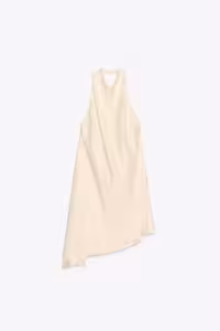 لباس مجلسی زنانه زارا ZW COLLECTION SATIN HALTER TOP | تهران زارا TehranZara