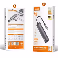هاب 6 پورت Type-C الدینیو DS-56H