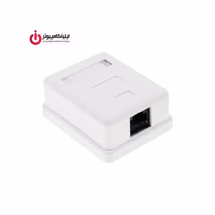 باکس و کیستون تک پورت روکار CAT5E برند دی نت