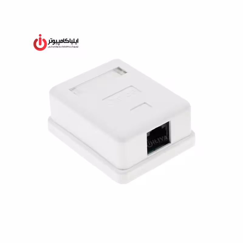 باکس و کیستون تک پورت روکار CAT5E برند دی نت