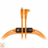 کابل تتر تولز Tether Tools TetherPro Optima USB-C Cable ( Right-Angle)CUC15RTG2-ORG