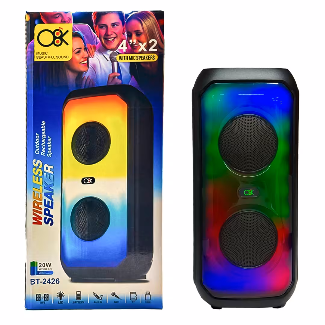 اسپیکر    مدل   BT-2426    ( گارانتی تست  48  ساعته )گارانتی تست