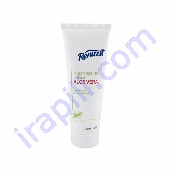 کرم تیوپی مرطوب کننده و نرم کننده آلوئه ورا رینوزیت 75 میلی لیتر