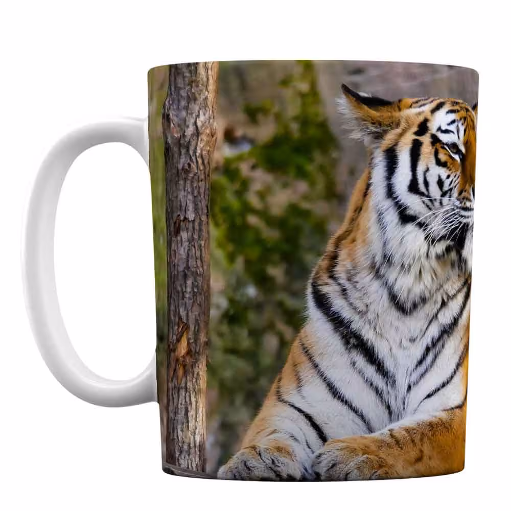 ماگ طرح ببر کد 516