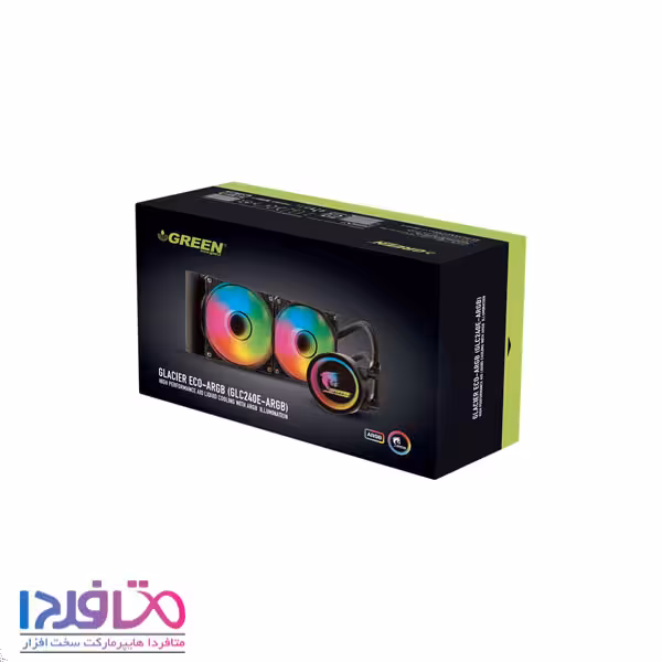 فن خنک کننده مایع پردازنده گرین مدل GLACIER 240 ECO ARGB