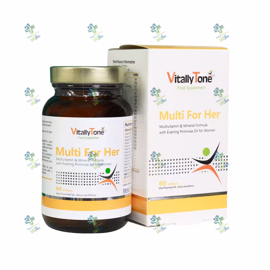 مولتی فور هر مخصوص خانم ها ویتالی تون 60 عدد