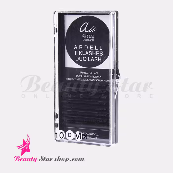 مژه والیوم هشت ردیفه آردل ضخامت 10 سایز میکس