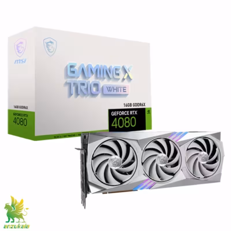 کارت گرافیک ام اس آی GeForce RTX 4080 16GB GAMING X TRIO WHITE