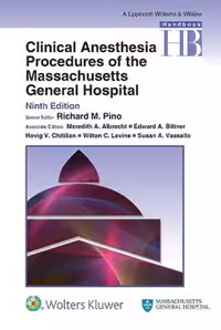 خرید و دانلود نسخه کامل کتاب Clinical Anesthesia Procedures of the Massachusetts