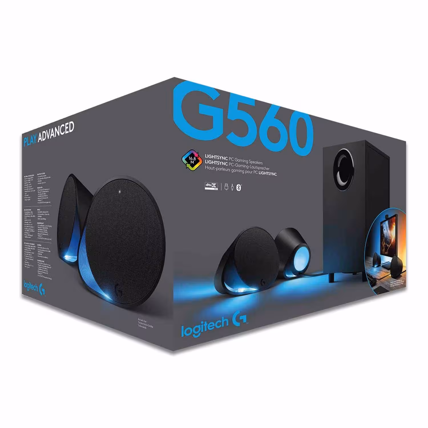 اسپیکر گیمینگ لاجیتک Logitech G560 Bluetooth LIGHTSYNC