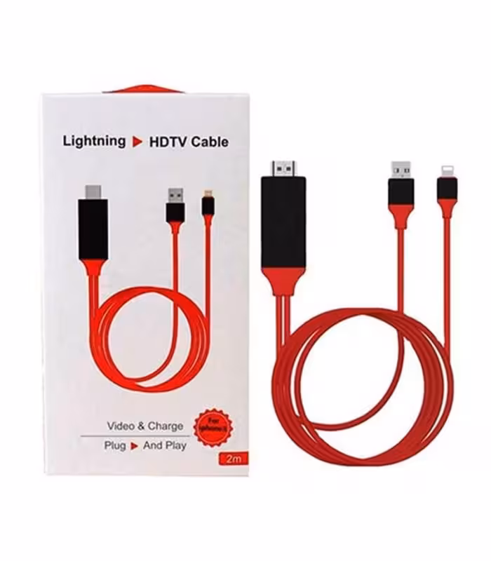 کابل تبدیل لایتنینگ به HDMI طول 2 متر