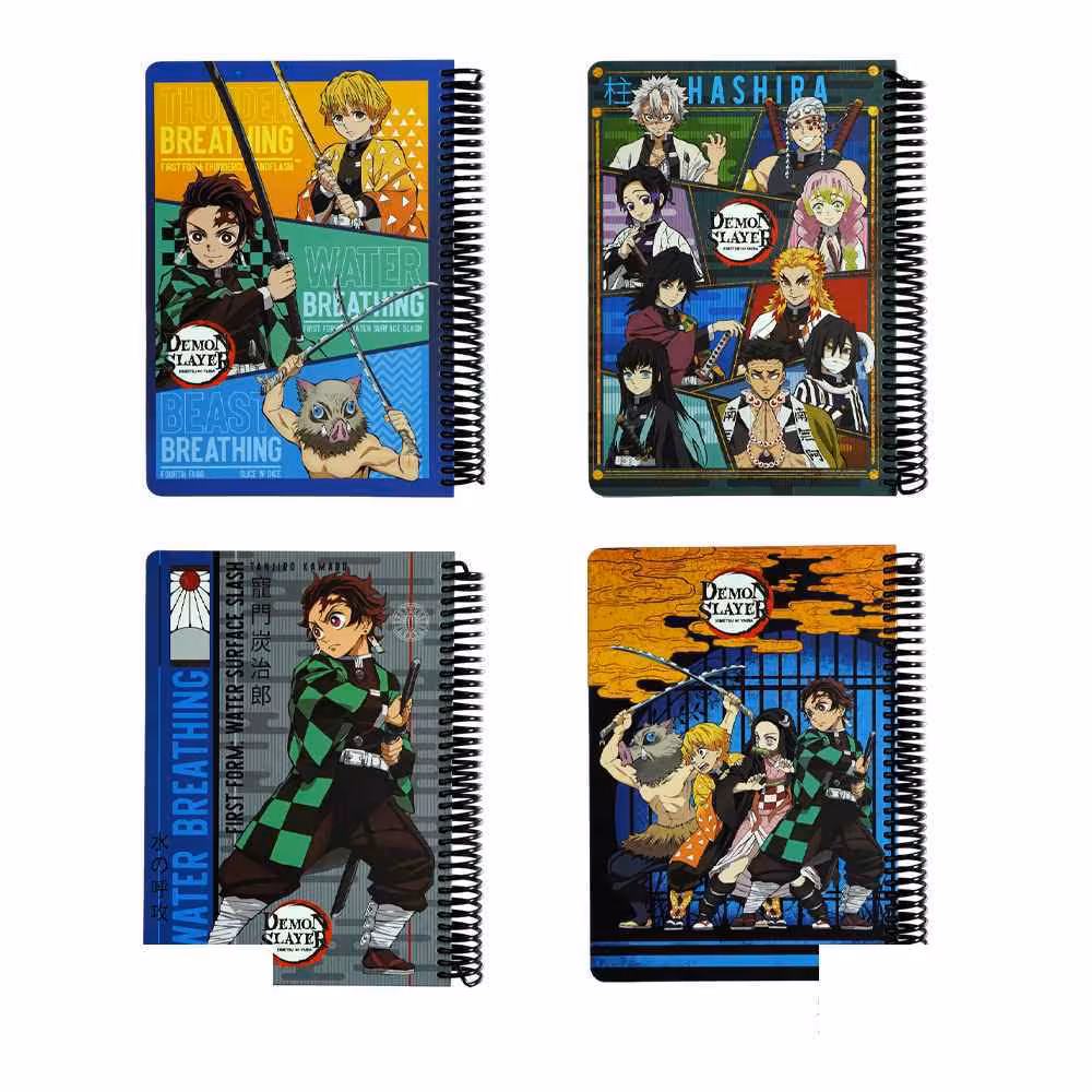 دفتر100برگ وزیری سیمی جلد سخت لانگو سری دمون کدCH-930