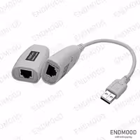 اکستندر USB بر روی کابل شبکه کی نت مدل K-EXUSB045