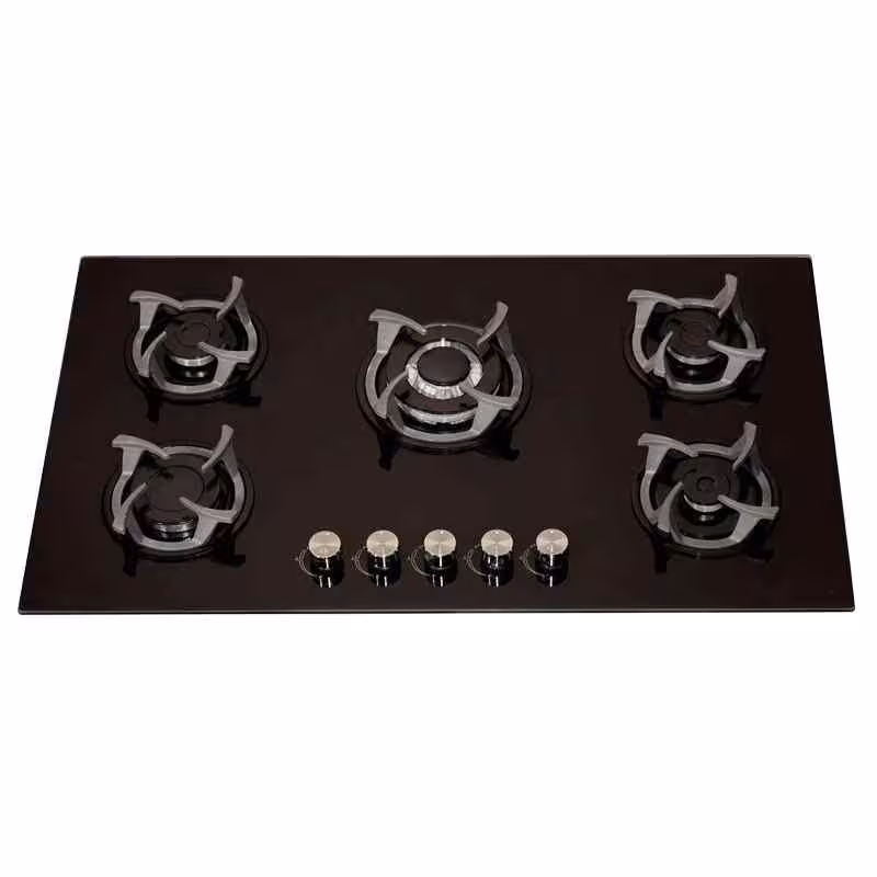 اجاق گاز صفحه ای شیشه ای دنپاسر مدل خورشیدی