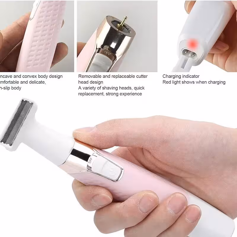 ژیلت شارژی  بدن و صورت بانوان کیمی مدل KM-1900