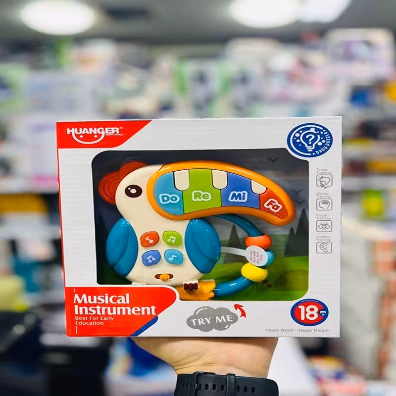 اسباب بازی فانتزی ارگ و جغجه طرح طوطی مدل 0532