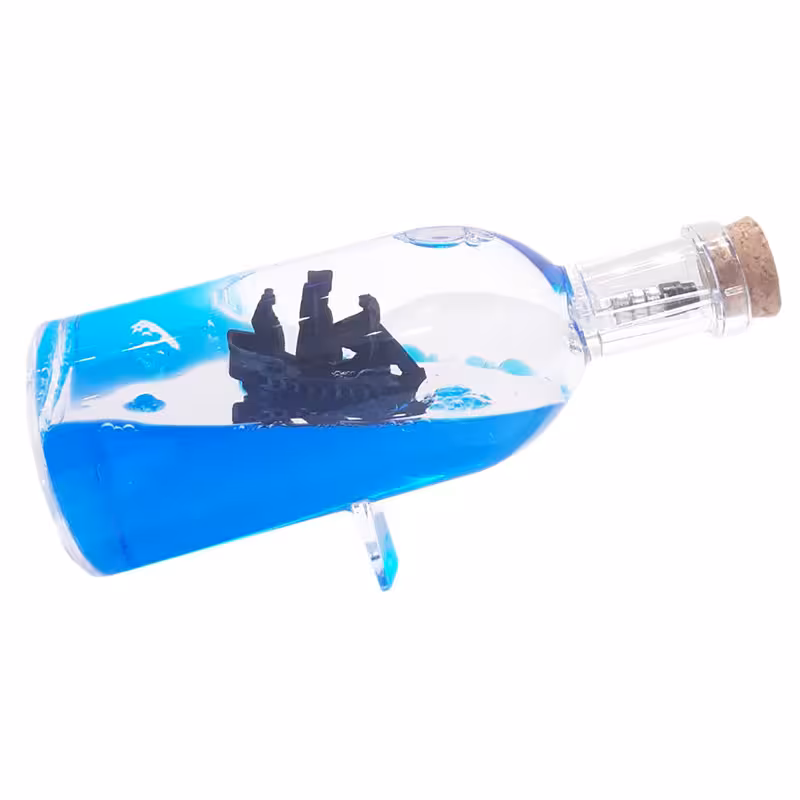 دکوری مدل بطری معلق کشتی کد 3181