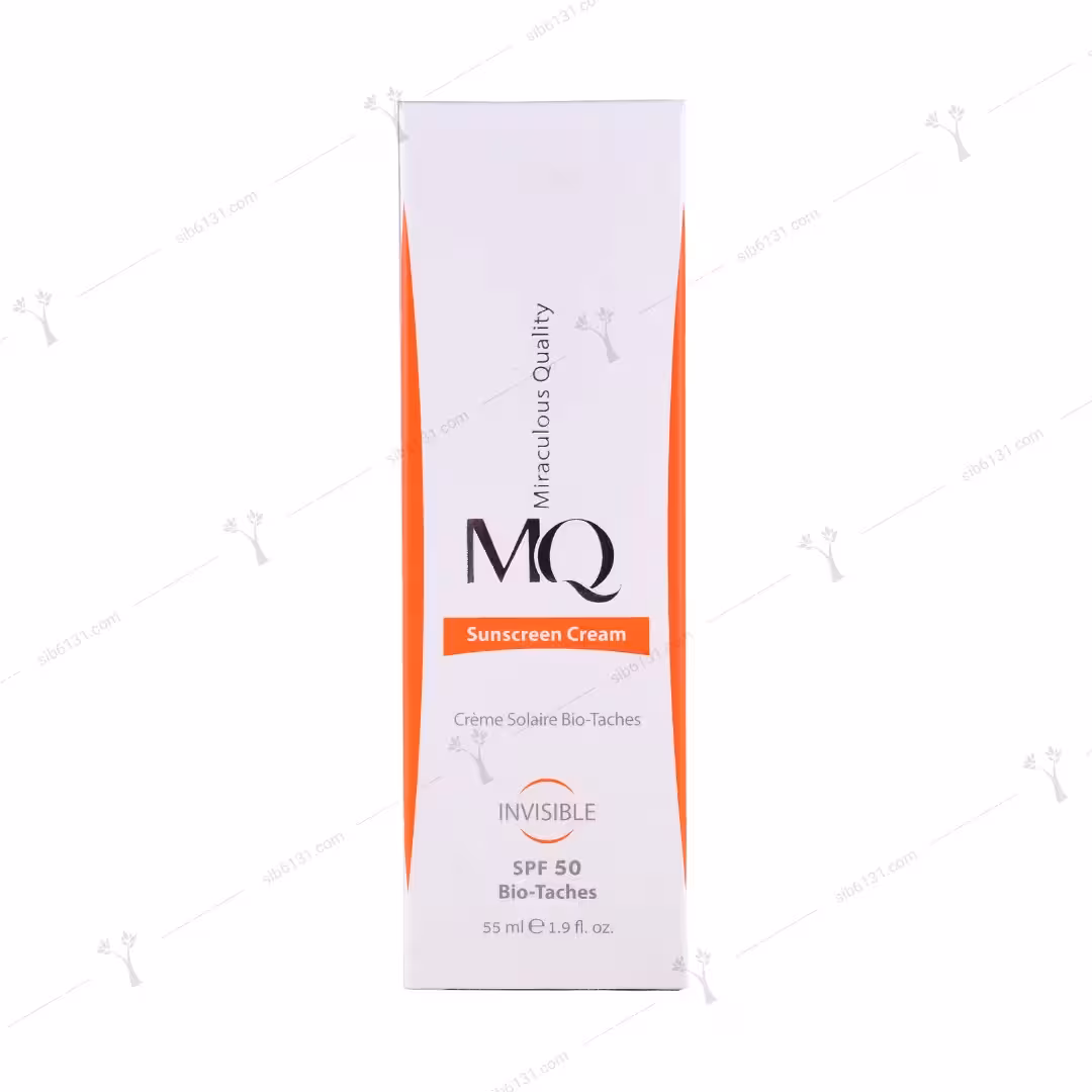 کرم ضد آفتاب بی رنگ spf 50 بایوتاچ ام کیو 55 میلی لیتری