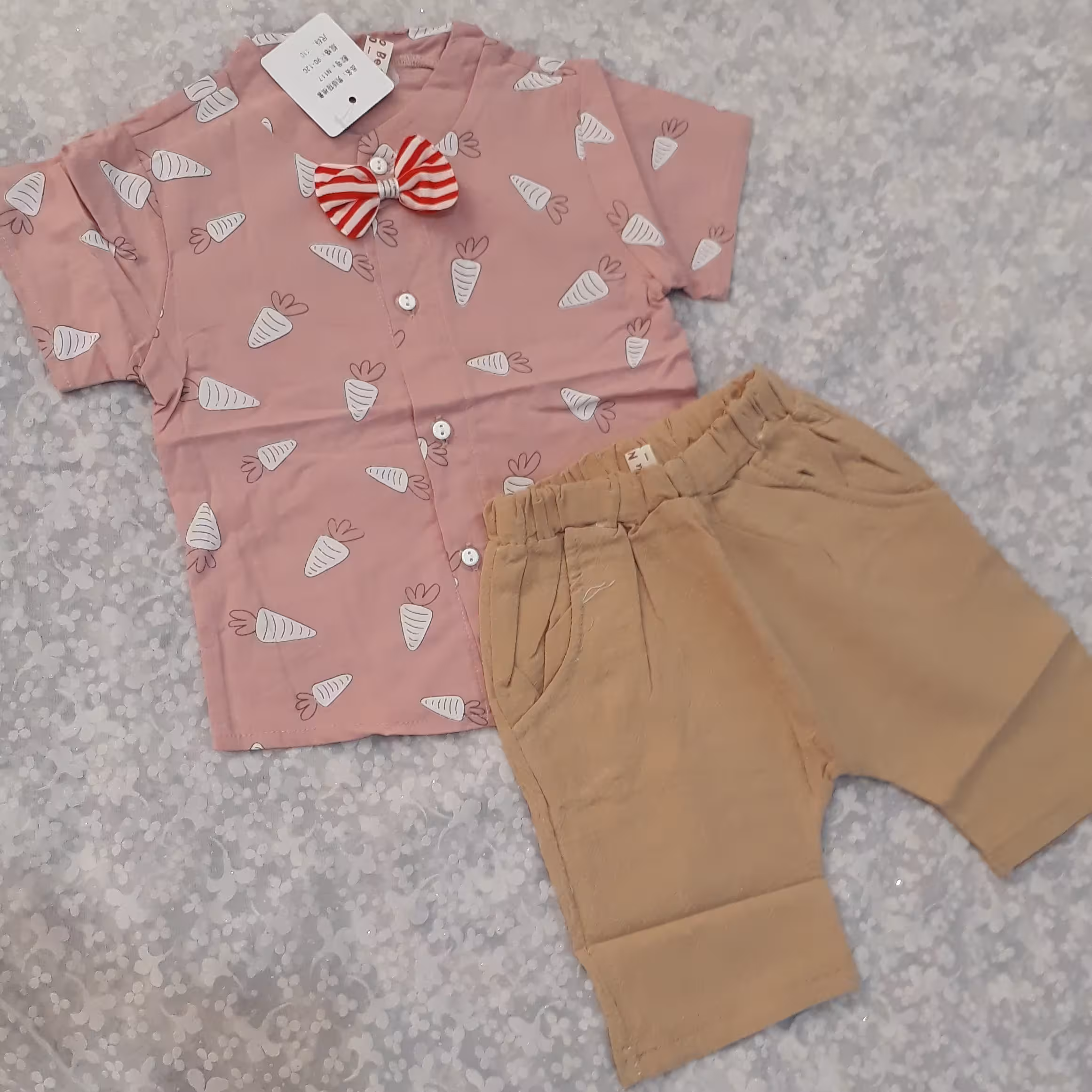 ست سه تیکه بلوز شلوارک خارجی