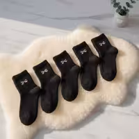 جوراب اسپرت بوکله مشکی سایز فری سایز 35_سب