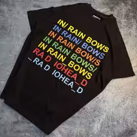 تیشرت طرح Radiohead RainBow Album
