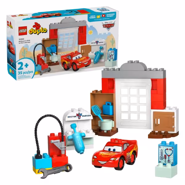لگو سری دوپلو مدل McQueen's Visit to Doc's Garage کد 10456