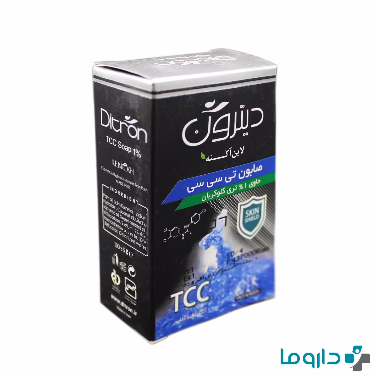 صابون تی سی سی دیترون حاوی 1% تری کلوکربان