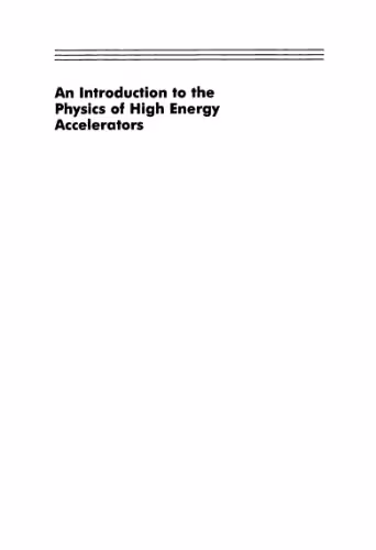 خرید و دانلود نسخه کامل کتاب An introduction to the physics of high energy accelerators