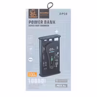پاوربانک وی دنمن وی مدل DP28 طرفیت 10000 میلی آمپر ساعت
