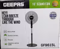 پنکه ایستاده جیپاس مدل GF9615L | Geepas Stand Fan GF9615L