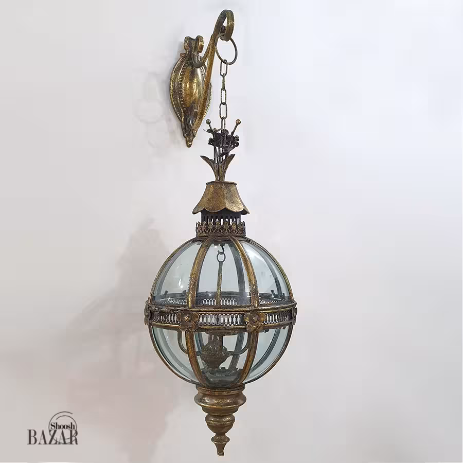 جاشمعی دیوارکوب توپی خاکی