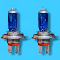 لامپ چراغ جلو خودرو تک حالته کریتر مدل یخی پایه H4 مناسب برای پراید 131 ، 141 ، 151 بسته 2 عددی