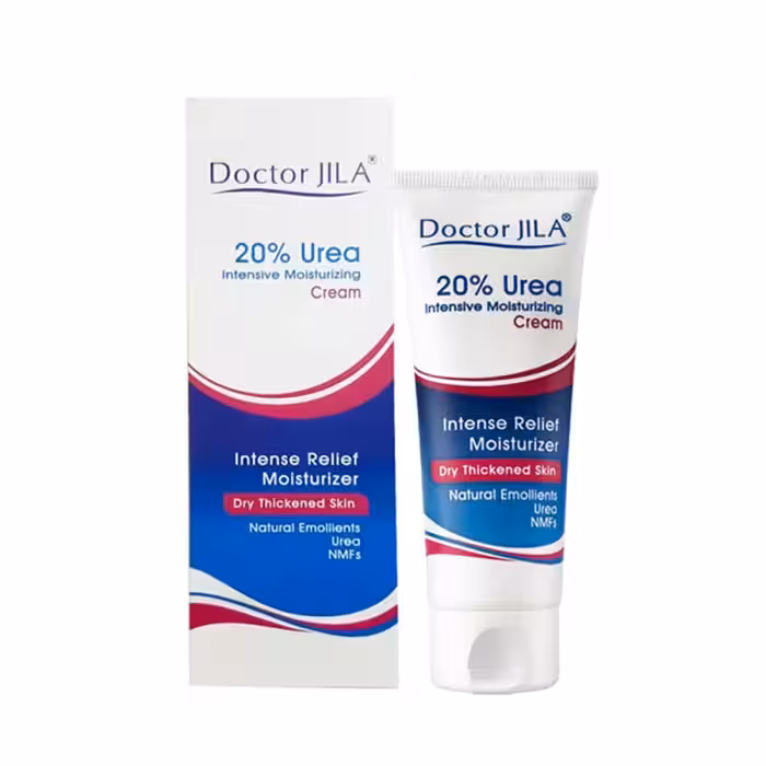 کرم مرطوب کننده حاوی 20درصد اوره اوسرین دکتر ژیلا