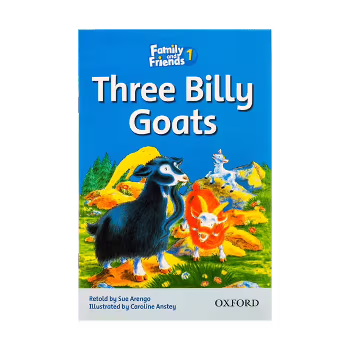 کتاب داستان کوتاه سطح Three Billy Goats Family Readers 1