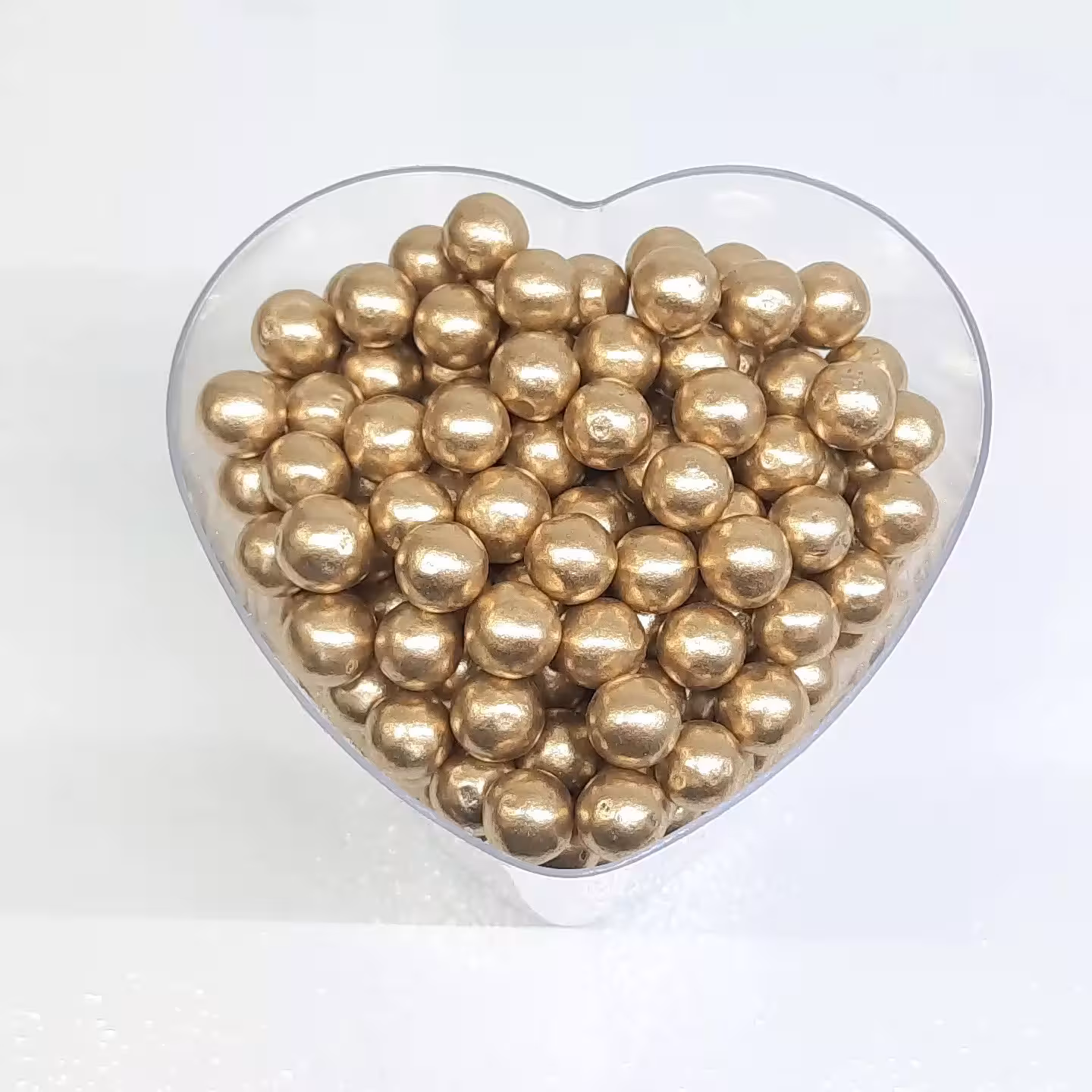 مروارید خوراکی تزئینی رنگ طلایی سایز چهار